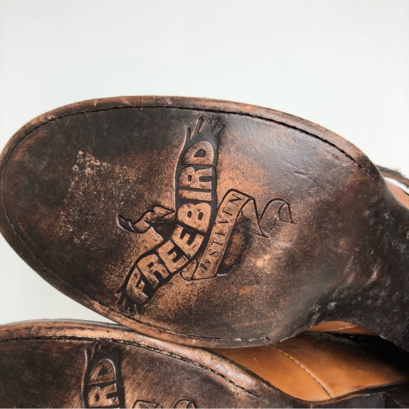 NEW Freebird By Steven Breck Distressed Leather Back Zip Boots Women’s 7 Shoes - Picture 10 of 11